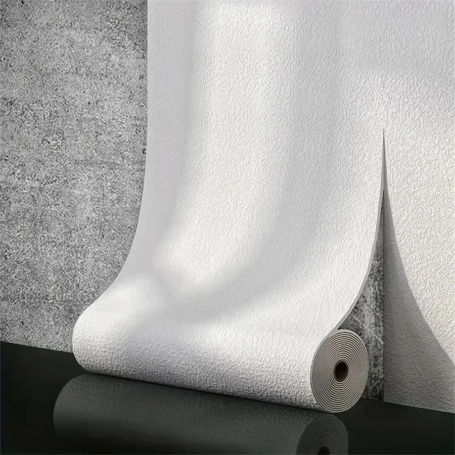 Linen 3D Foam Self-adhesive PVC Solid Color Thickened Waterproof Background Wall Renovation Wallpaper Wall Stickers Home Decor 2