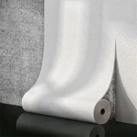 Linen 3D Foam Self-adhesive PVC Solid Color Thickened Waterproof Background Wall Renovation Wallpaper Wall Stickers Home Decor 2
