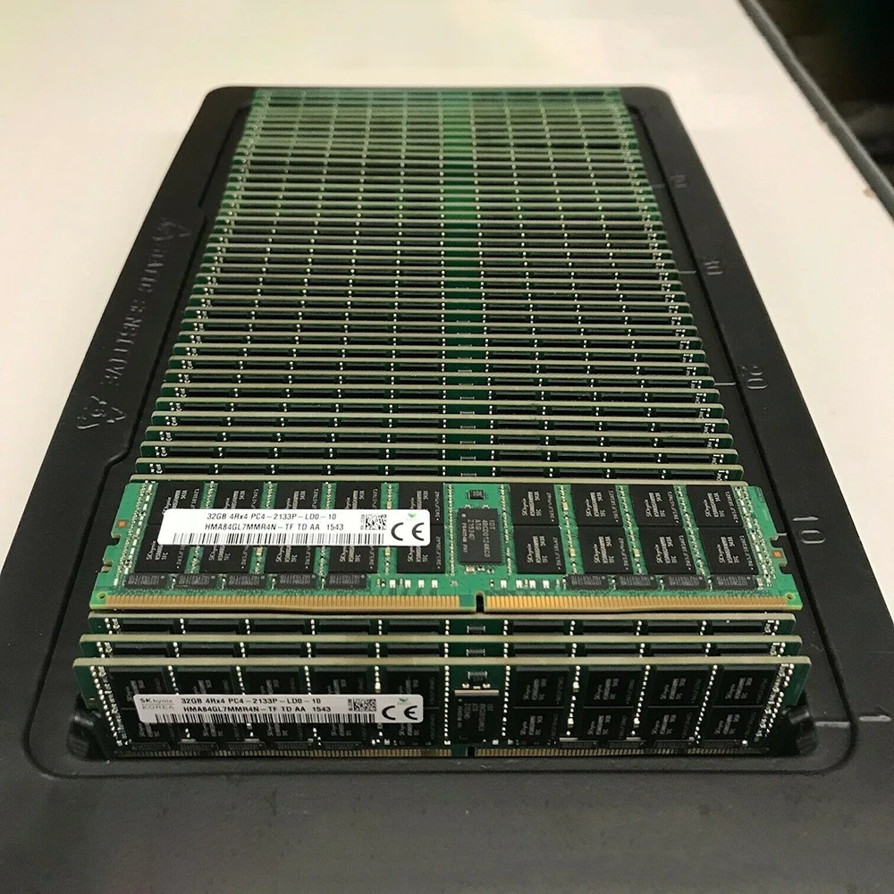 SKhynix 서버 RAM용 PC4-2133P ECC REG, HMA84GL7MMR4N-TF 32G, 4RX4, 1 개