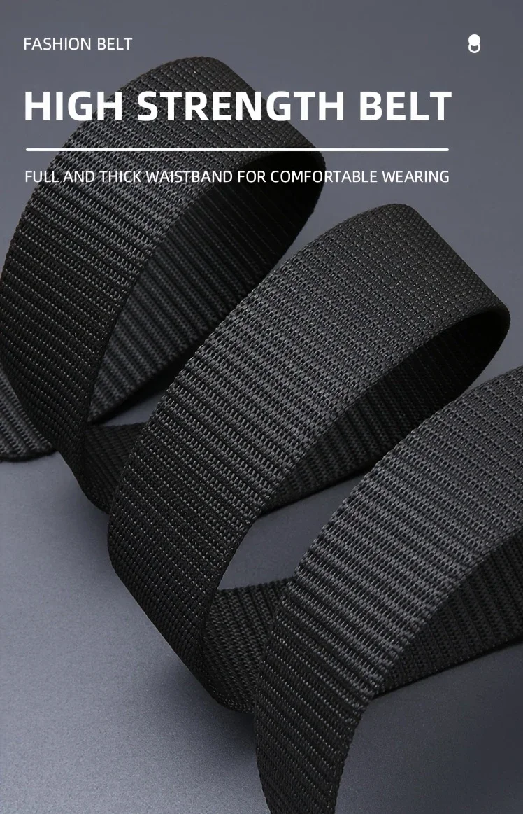 Men's Belt Outdoor Multi Function Compass Belt High Quality Canvas For Nylon Male Luxury Belts Women's Sports Jeans Neutral Belt