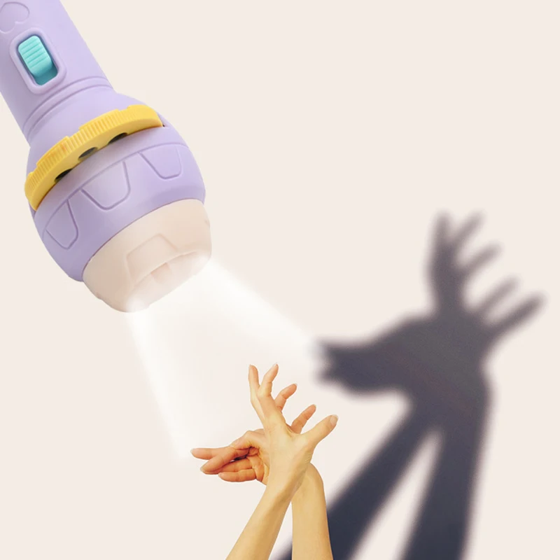 Flashlight Projector Torch Lamp Toy Cute Cartoon Creativity Toy Torch Lamp Flashlight Projector Baby Sleeping Story Book luminous projection flashlight flashlight projector toy