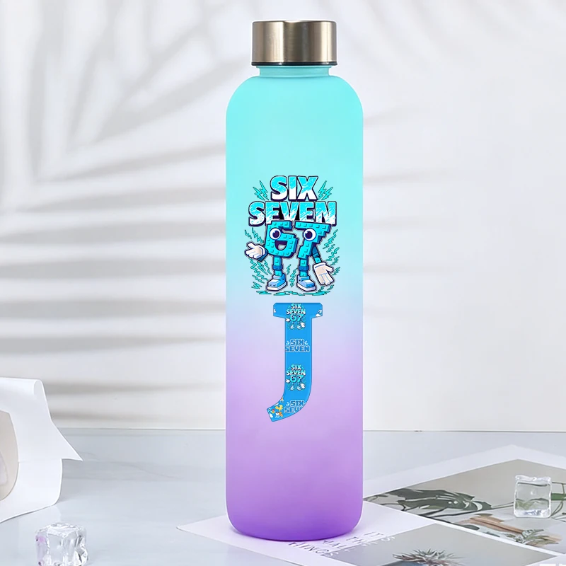 Enhanced Water Bottles - 900ML Sports & Travel Hydration Jug with Motivational Print