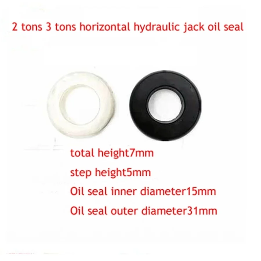 Premium Hydraulic Jack Oil Seal - Soft Rubber, High Quality, Set of 2