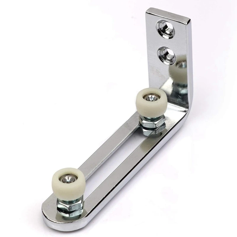 VEHO-Barn Door Floor Guides, Bottom Flooring Frame Support With Smooth, Quiet Bearings, Adjustable Roller Sliding Stay