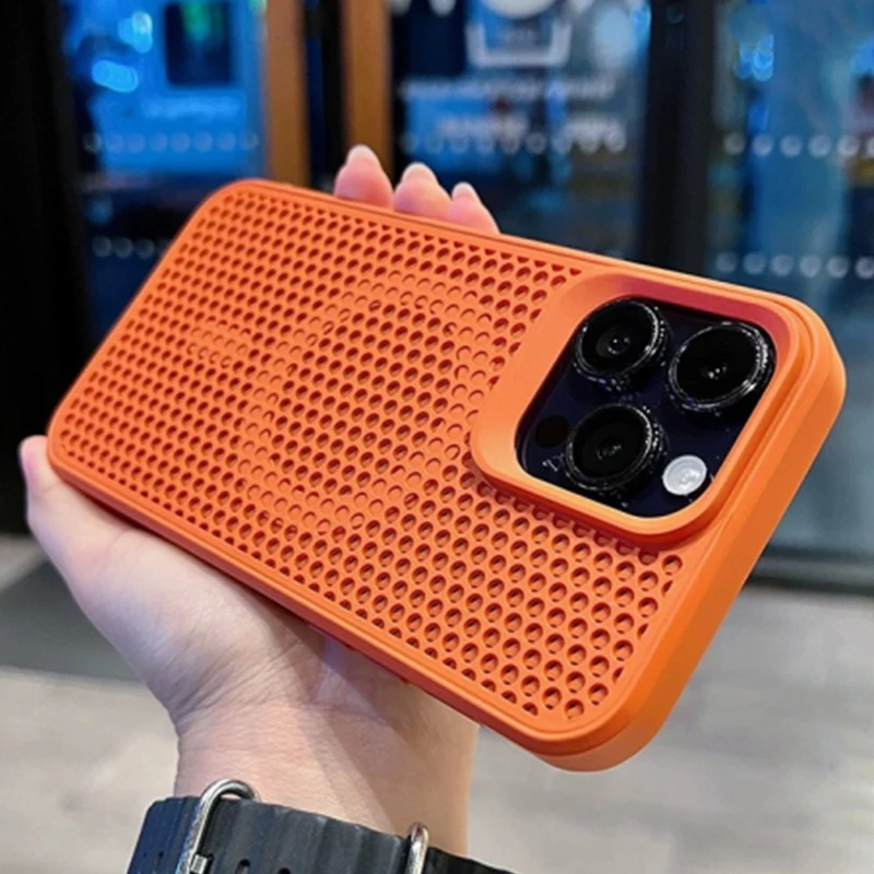Ultra-Thin Magnetic Mesh Case with Heat Dissipation and Shockproof Matte Finish