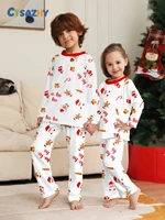 Matching Xmas Family Loungewear - "Merry Christmas" Slogan with Polar Bear Motifs, Warm & Snug 5