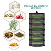 Herb Dryer Hang Rack Large Capacity Mesh Hang Basket Dryer Net Herb Hangers For Drying Zippered Hang Drying Net Herb Mesh Dry 5