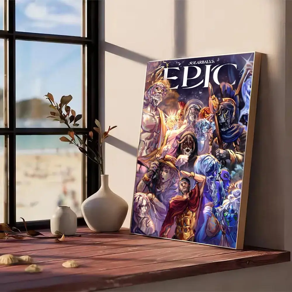 음악 E-epic 뮤지컬 포스터 벽 장식 거실 침실 사무실 주방 현대 캔버스 아트 페인팅 인쇄 홈 디자인