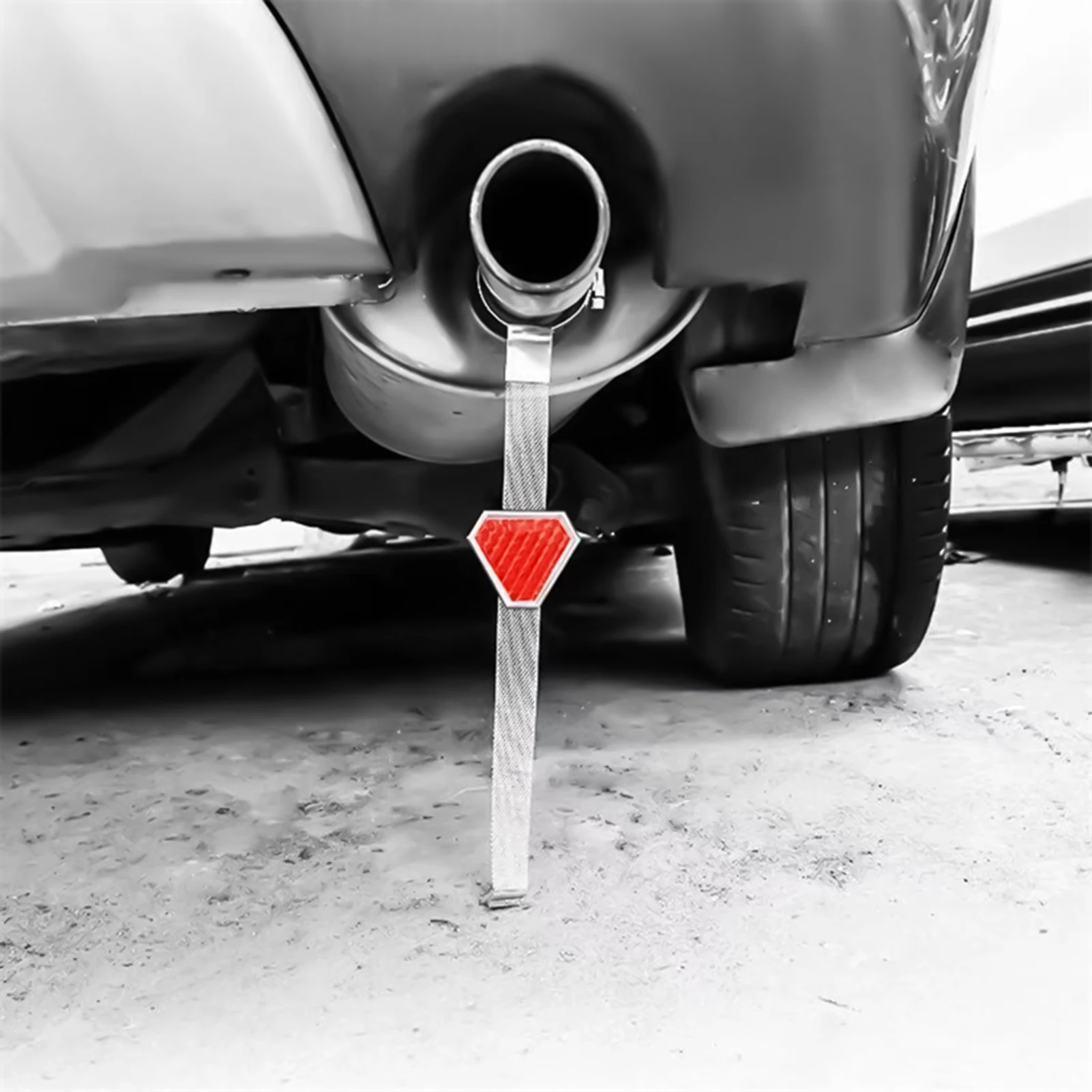 Cinghia Antistatica Per Auto In Metallo Regolabile 37x7 Cm – Resistente All'usura Per Inverno E Climi Secchi