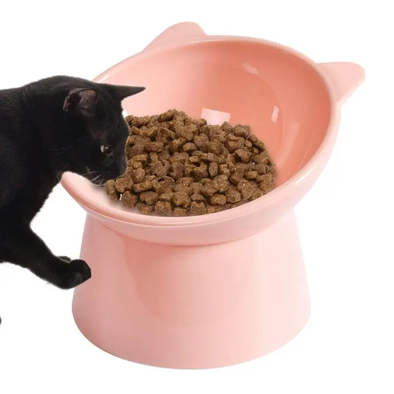 

Stress Free Cat Food Bowl Non Slip Cat Bowl Pet Spine Bowl 1PCS Anti Vomiting Tilted Heightened Elevated Dog Bowls Pet Feeders