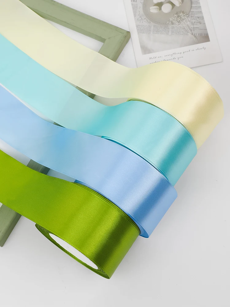 25Yards/Roll 5cm Satin Ribbons DIY Handmade Bows Crafts Fabric Christmas Halloween Birthday Party Gift Box Wrapping Tape satin ribbons satin ribbon ribbon decoration ribbon supplies wrapping ribbon fabric craft supplies