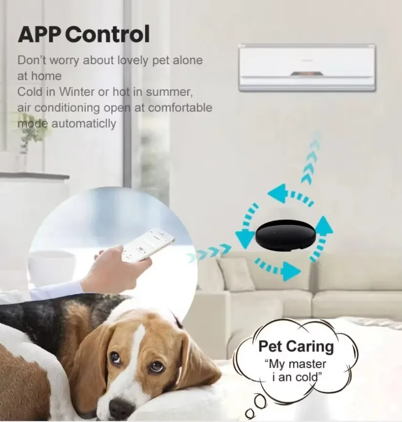 투야 지그비 3.0 스마트 IR 리모컨 (AC TV 스마트 홈 블래스터 적외선 범용 리모컨, 알렉사 구글 홈 지원)