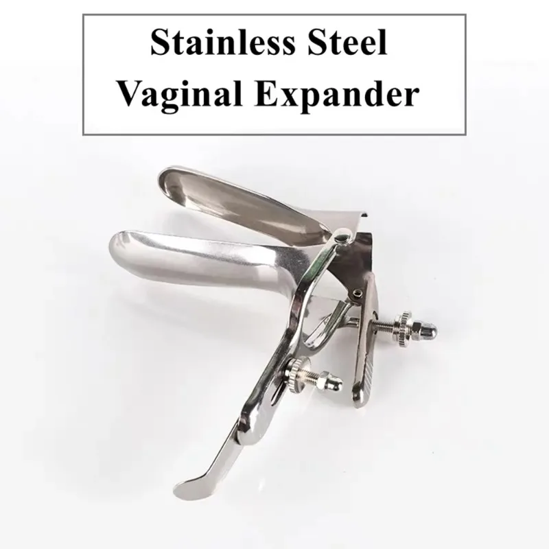 VibraLux Stainless Steel Anal Vaginal Dilator for Women