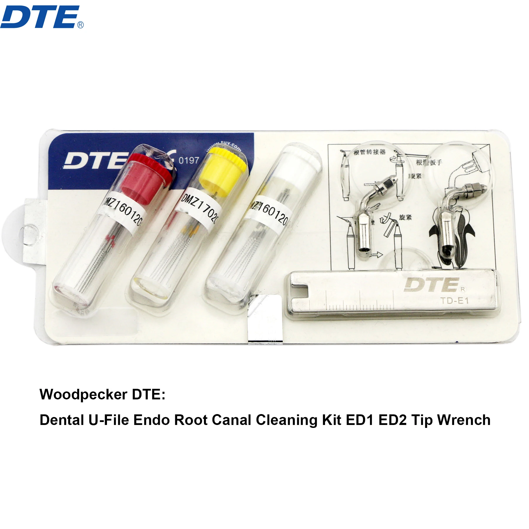 

Стоматологический Ультразвуковой скалер для перио-скалера Woodpecker, комплект для чистки корневого канала, U-файл E1 E2, гаечный ключ, подходит для быстрого скалера, хирургический наконечник