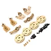 for MJX H12Y H12Y+ RC Car Chassis Brass Modification Accessories, Steering Cup, C-seat, Rear Cup, Gear Cover Counterweight Set. 6