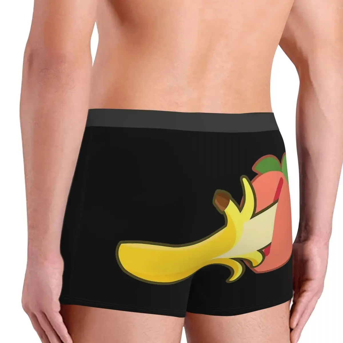 Mens Sexy Cartoon Bamboo Banana Underpants With U Pouch Bulge