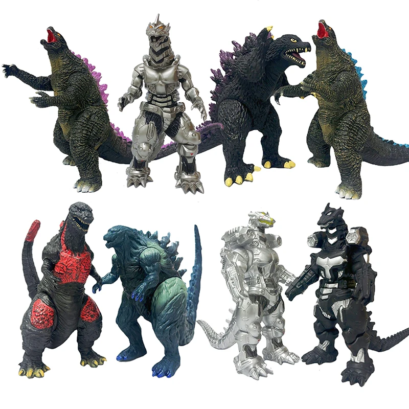 Film Godzilla Vs Kong Doll King Of Monsters Dinosaur Godzilla Action Figure Ornamento Da Collezione Mechagodzilla Figure Model Toys