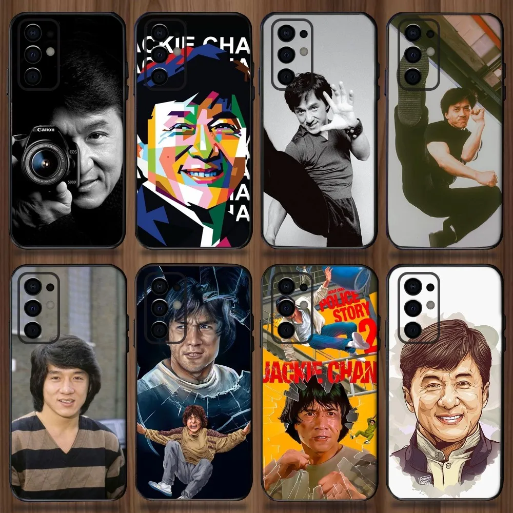 Мягкий черный чехол для телефона Samsung Galaxy A13,A21s,A22,A31,A32,A52,A53,A71,A80,A91 с изображением китайского кунг-фу