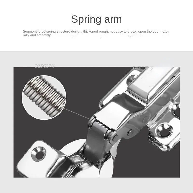 Damper er Soft Quiet Closing for All Kitchen Cupboard Furniture Hinges Stainless Steel Hydraulic Cabinet Door Hinge