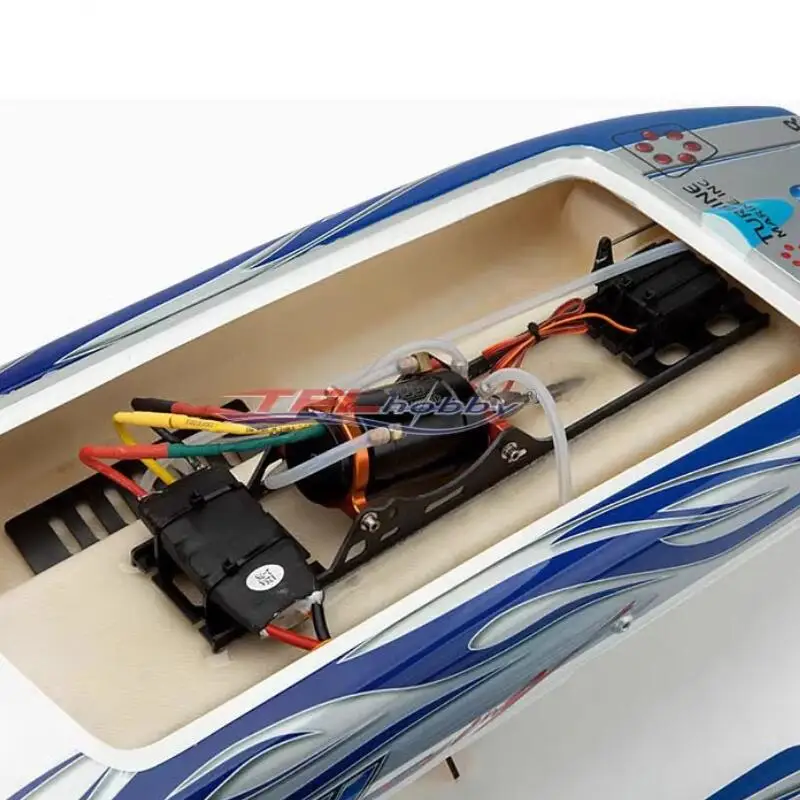 TFL 1122 Genesis Catamaran Fiberglass Electric Brushless RC Racing Boat with Single 3674 /4082 Motor and 120A/180A ESC 3