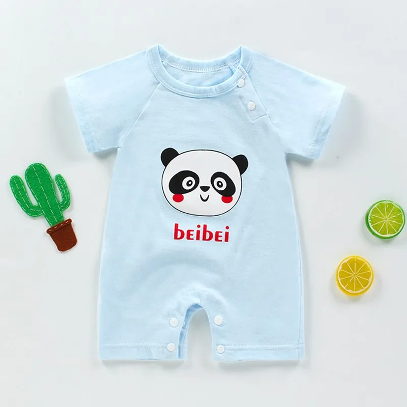 cool baby bodysuits	 Newborn 3M 6M 1 2 Years Old Baby Romper Kids Summer Short Sleeve Clothes for Boy and Girl Unisex Cartoon Jumpsuit Cute Costume Newborn Knitting Romper Hooded  Baby Rompers