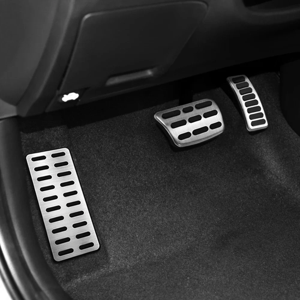 자동차 페달 가스 브레이크 발 받침 페달 커버 Kia Forte 2018 - 2021 Ceed for Hyundai Elantra I30 Kona 2017- 2021 액세서리