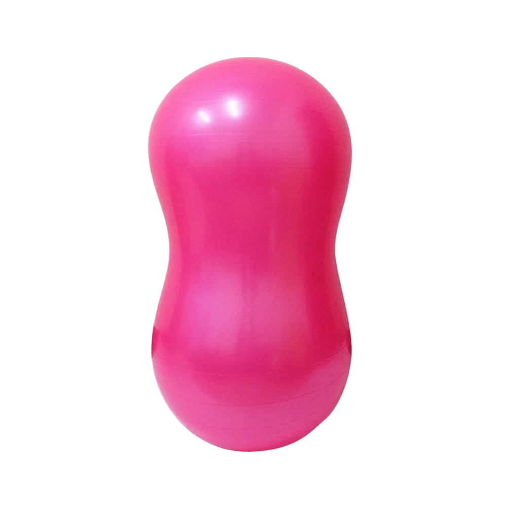 

Fitness Exercise Balance Ball Peanut Shaped Anti Burst Yoga Ball Thicken Balancing Device Exercise Tool for Gym Workouts (Pink)