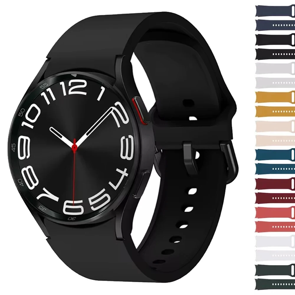 Silicone Strap with Tonal Buckle Bracelet