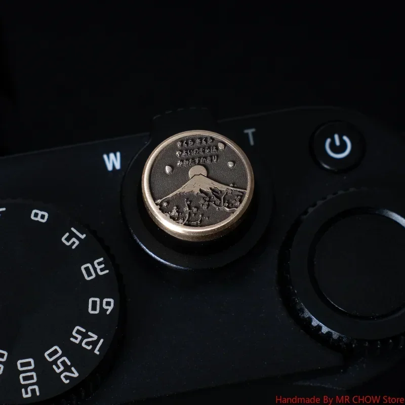 Camera Brass Shutter Release Button for Fujifilm XT5 XT20 100Vi 100V XT30 XT50 Leica Nikon camera shutter release button