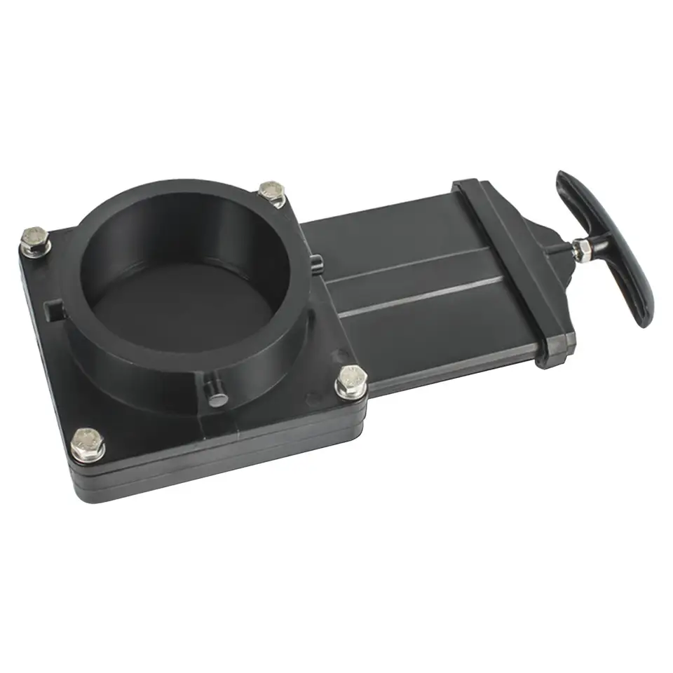 Vanne De Vidange Réservoir Eau 3 Pouces Pour Camping-car, Caravane, Remorque - Noir, Plastique ABS
