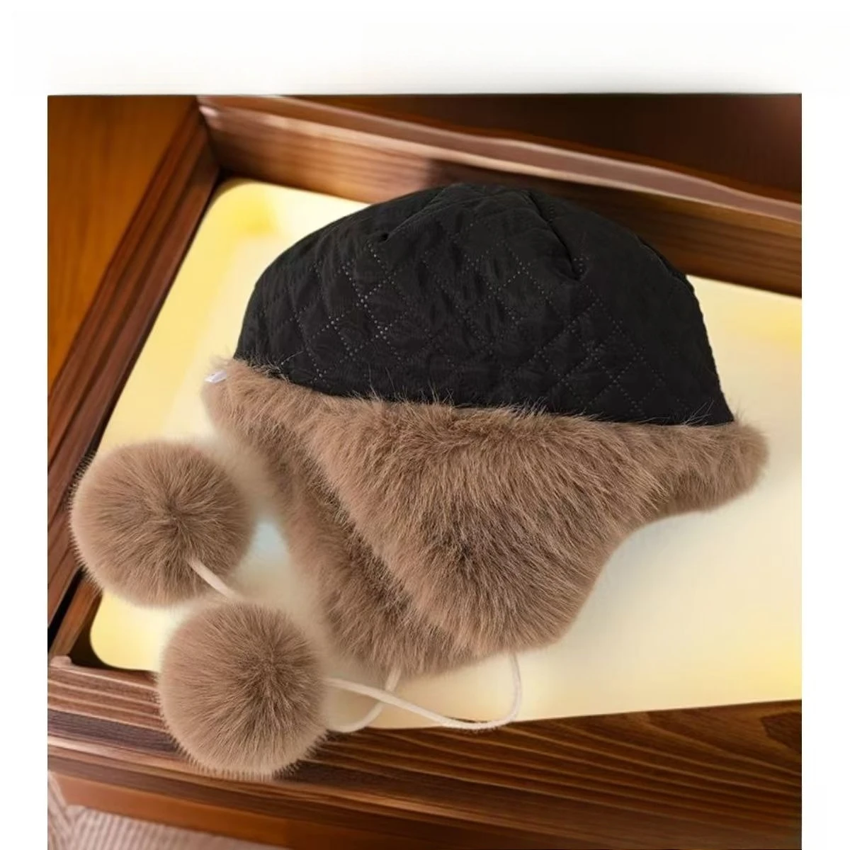 Women’s Faux Fox Fur Lei Feng Hat