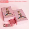 Adult High-Density Yoga Bricks Eva Material Yoga Tension Band Elastic Band Set Dance Practice Color Printing Yoga Bricks 6