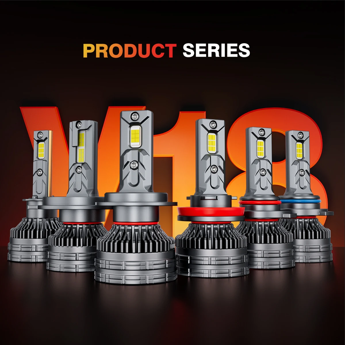 LED H7 H4 H11 LED 램프 대형 구리 튜브 LED 라이트 H1 HB3 9005 HB4 9006 12V 자동차용 LED 헤드라이트 전구 자동차 조명 램프