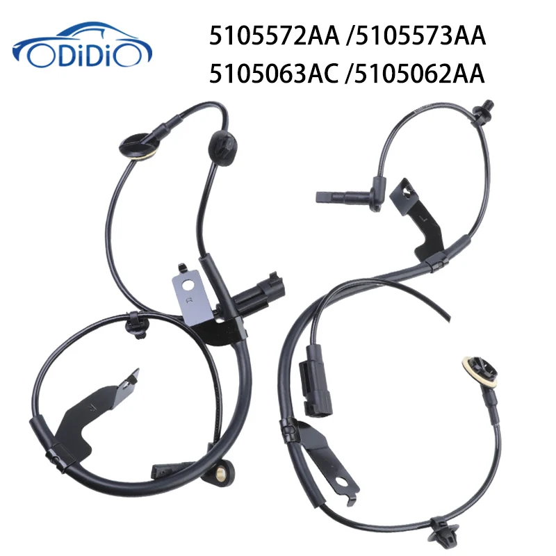 Car Front Rear ABS Wheel Speed Sensor 5105572AA 5105573AA 5105063AC 5105062AA for DODGE CALIBER JEEP COMPASS PATRIOT