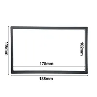 Universal Car Stereo Radio Panel 2Din Frame Surround Panel Electronics GPS Navigation Fascia Bezel For 7 Inch Screen Car Audio 5