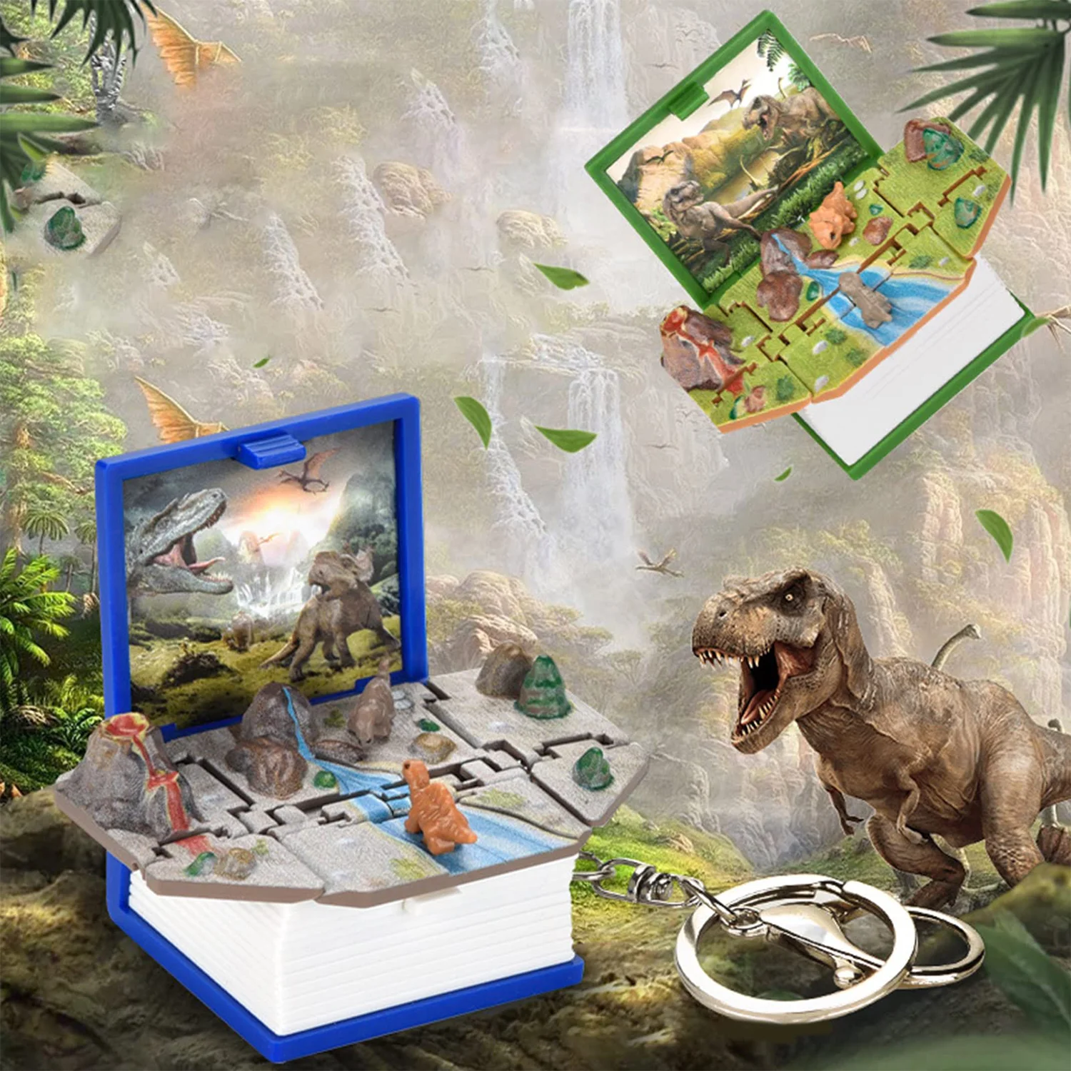 3D Folding Book Puzzle Toy, a stylish and innovative pop-up decompression toy that can be used as a small pendant 6