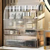 30x17.5x36cm Large Drawer Organizer Makeup Clear Acrylic Box With Perfume Cosmetic Display Capacity Lid Cosmet Storage Box 1