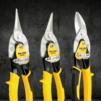 1Pcs Professional Aviation Snip Tin Snips Set Metal Cutter Shear Scissors for Cut Sheet Metal Steel Straight Left & Right Cut 1