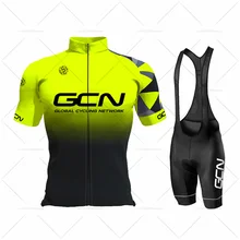 2022 GCN nuovo Set di abbigliamento da ciclismo uniforme da bici maglia manica corta traspirante estiva abbigliamento da bici da strada MTB maillot ropa ciclismo