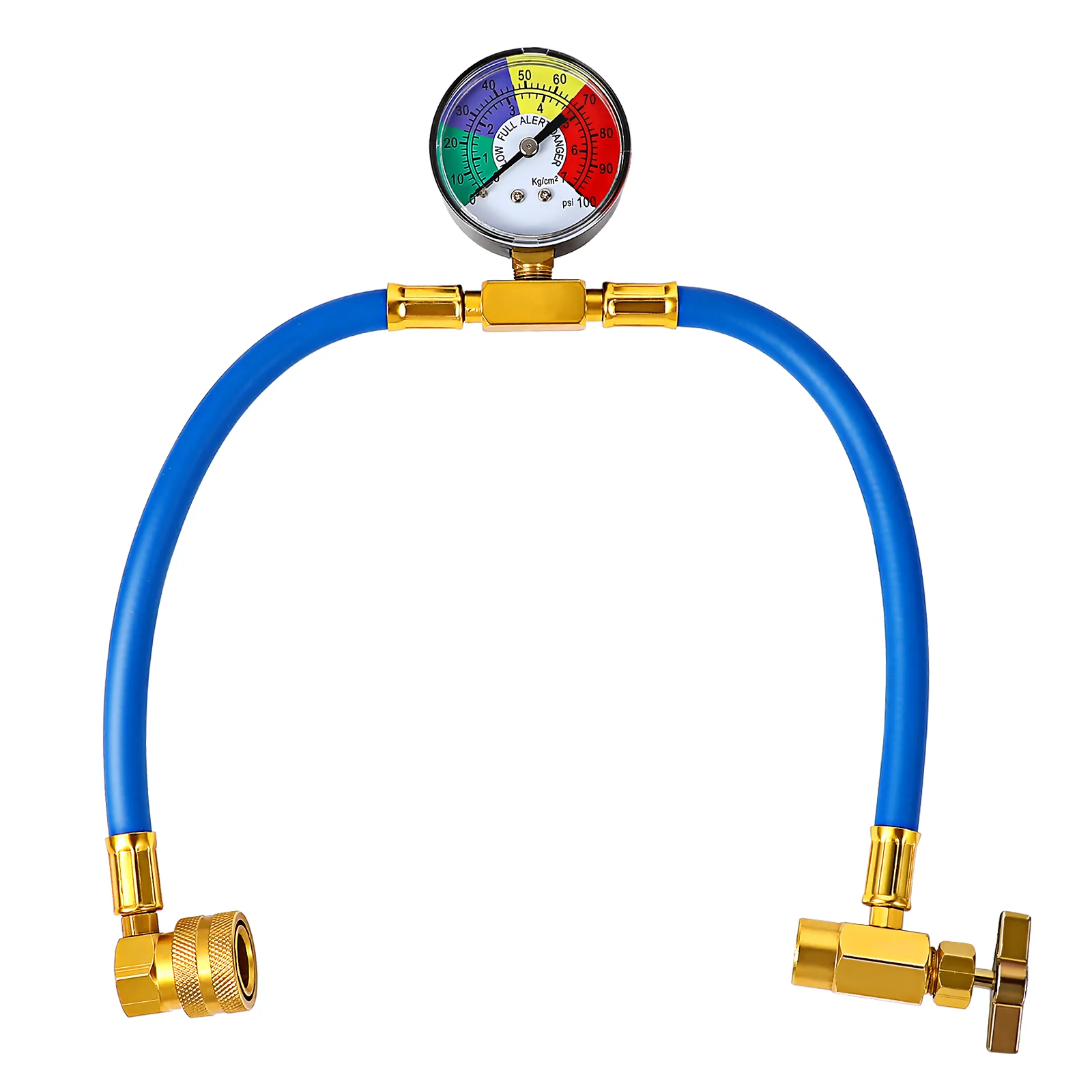 

Refrigerant Hose Recharge Car Kit Air Charging Ac R134A Conditioning 134A Gauge Con Pipe Conditionerchargear12 Gauges Refill