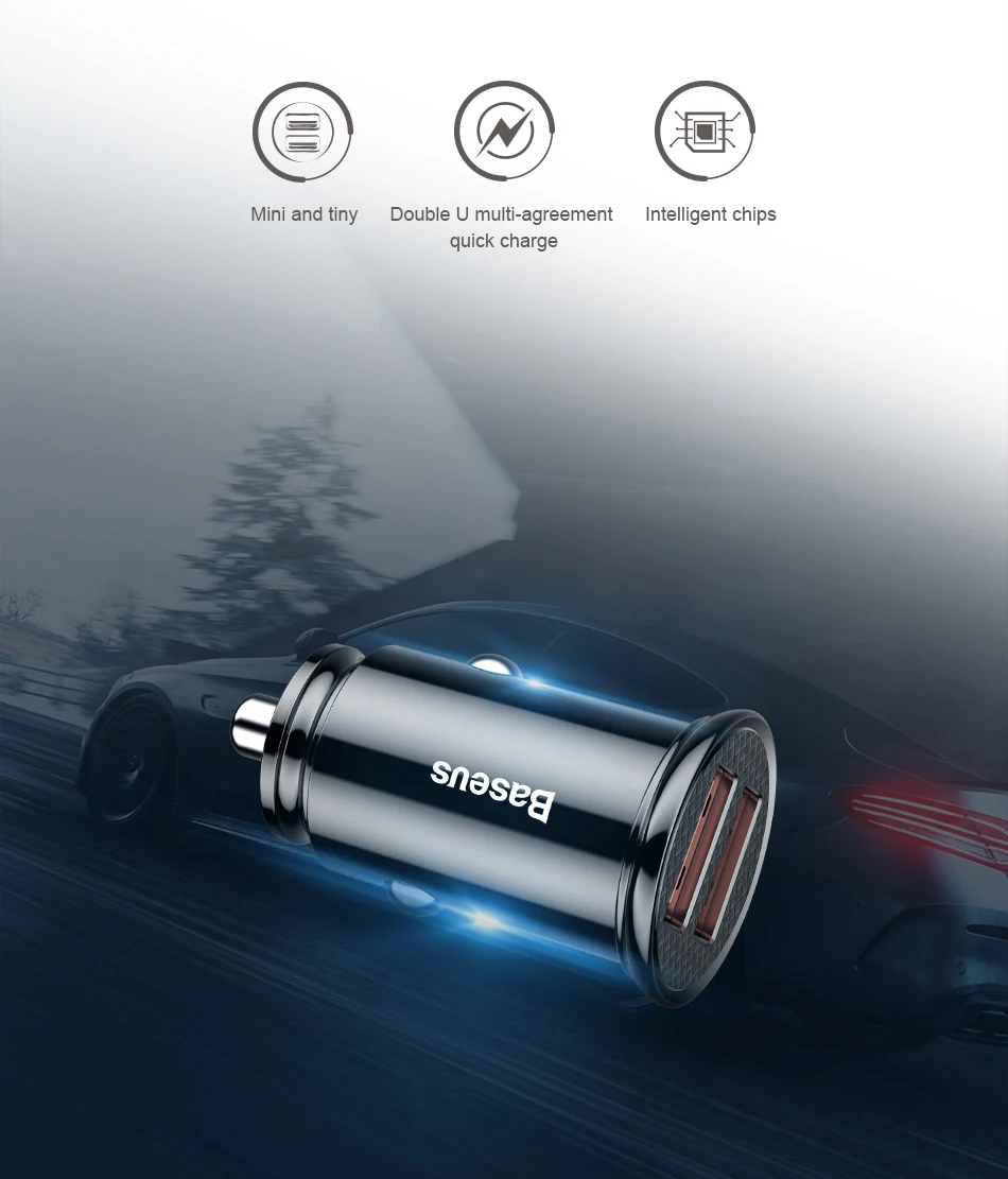 65 watt charger phone Baseus USB Car Charger Quick Charge 4.0 QC4.0 QC3.0 QC SCP 5A PD Type C 30W Fast Car USB Charger For iPhone Xiaomi Mobile Phone quick charge 3.0