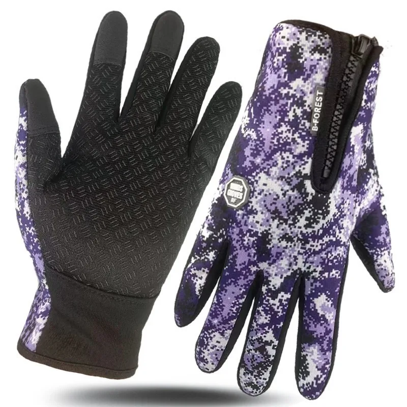 Fishing Gloves Full Finger Neoprene PU Breathable Leather Warm Pesca Fitness Carp Fishing Accessories 6