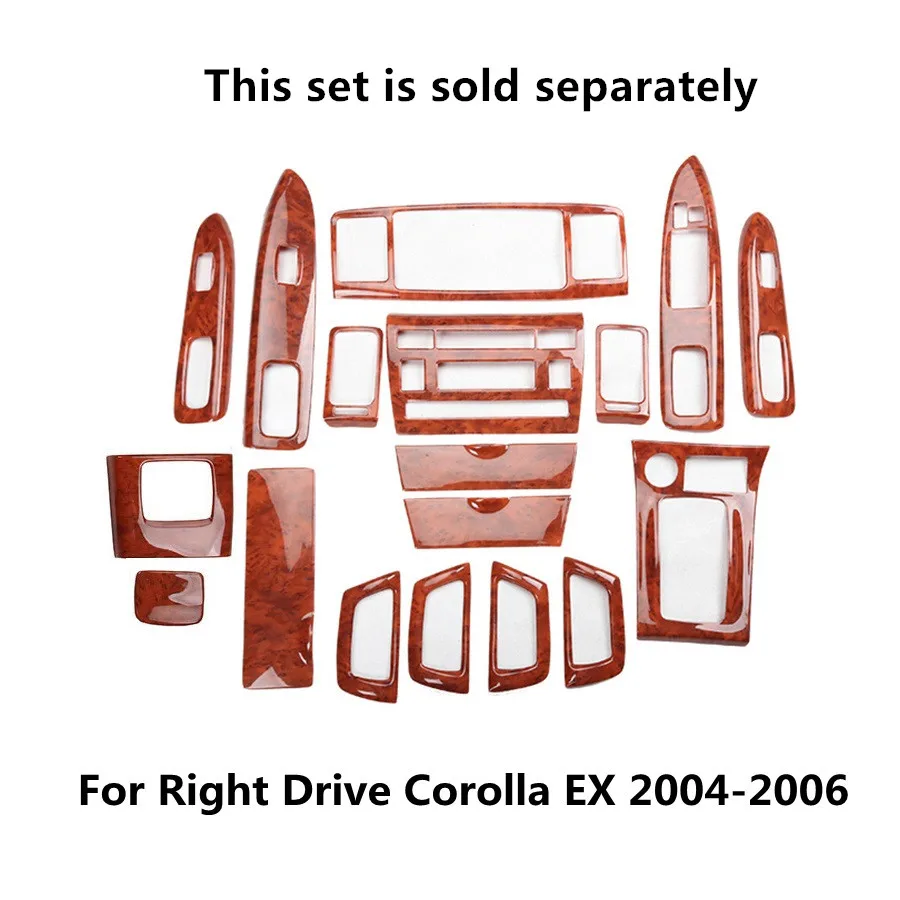 WoodGrainforRightDriveToyotaCorollaEX20042006InteriorStyling
