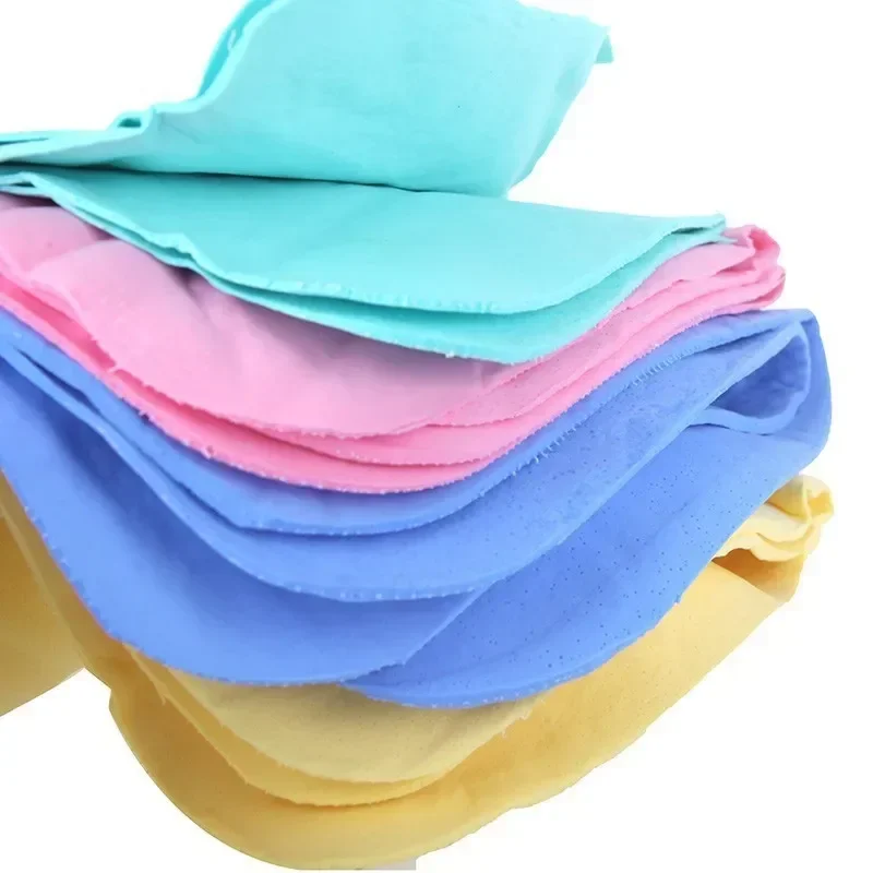 1pc Chamois Cloth For Car Super Absorbent Car Shammy Towel, 43x32cm/16.9x12.6in Amagi 5
