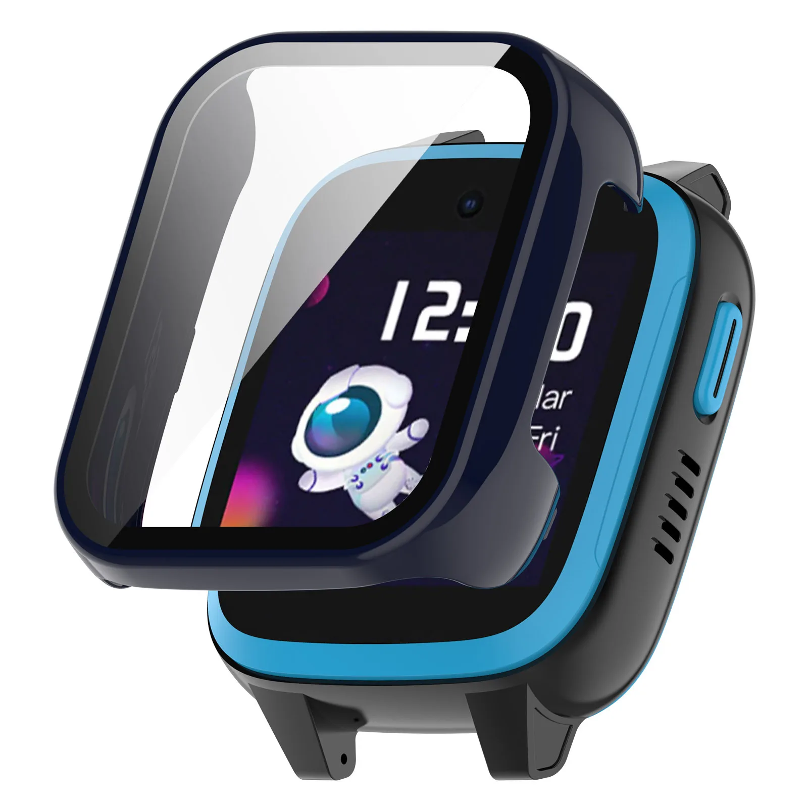 Durable Glass Screen Protector & Case for Kids Smart Watch Accessories