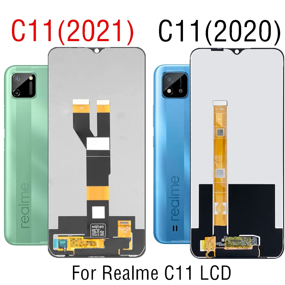 Oppo Realme C11 2021 RMX3231 디스플레이 Realme C11 RMX2185 터치 스크린 교체