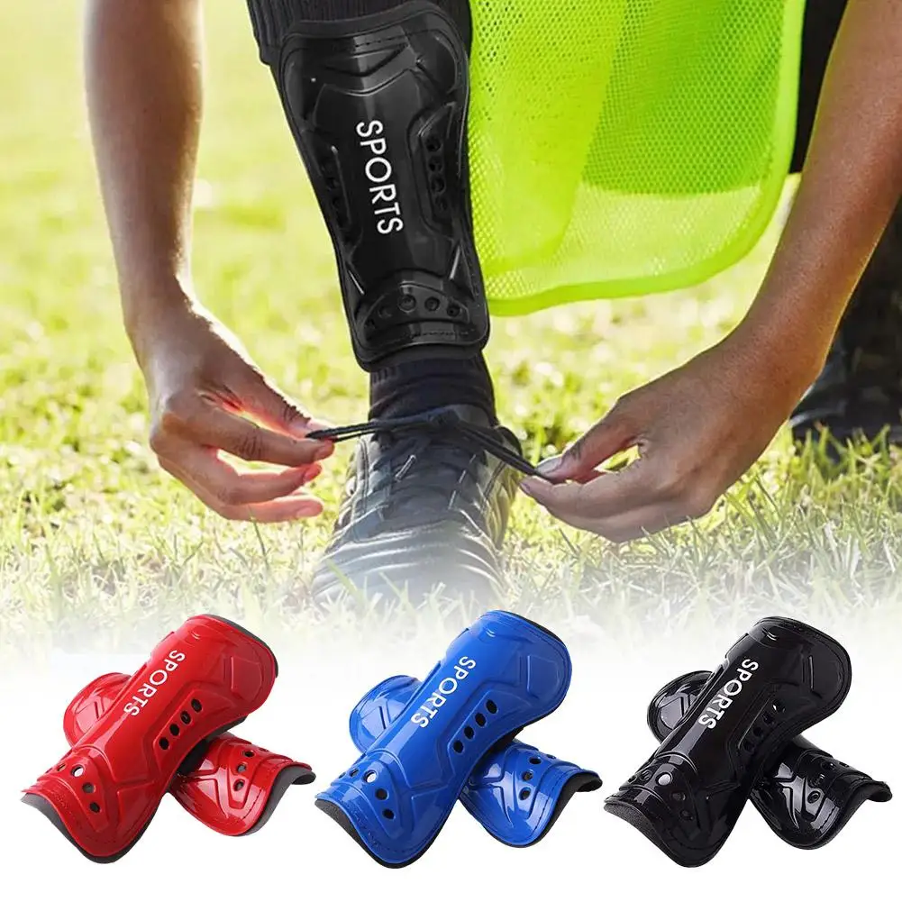 New Football Shin Guards ABS Material Leg Protector Kids Adults Pads Support Exercise Knee Shin Soccer Football Equipm G6G9
