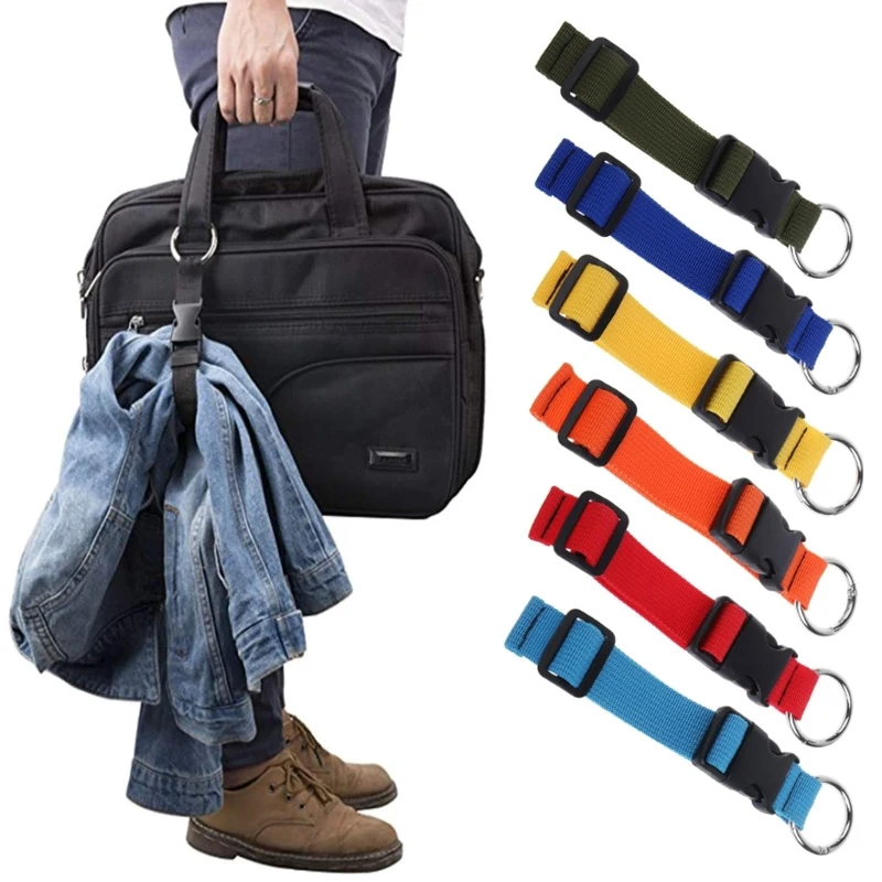 

Camping Belt for Luggage Adjustable Nylon Suitcases Belt with Spring Clip Luggage Belt for Carry on Bag Wheelbarrow Wear Durable