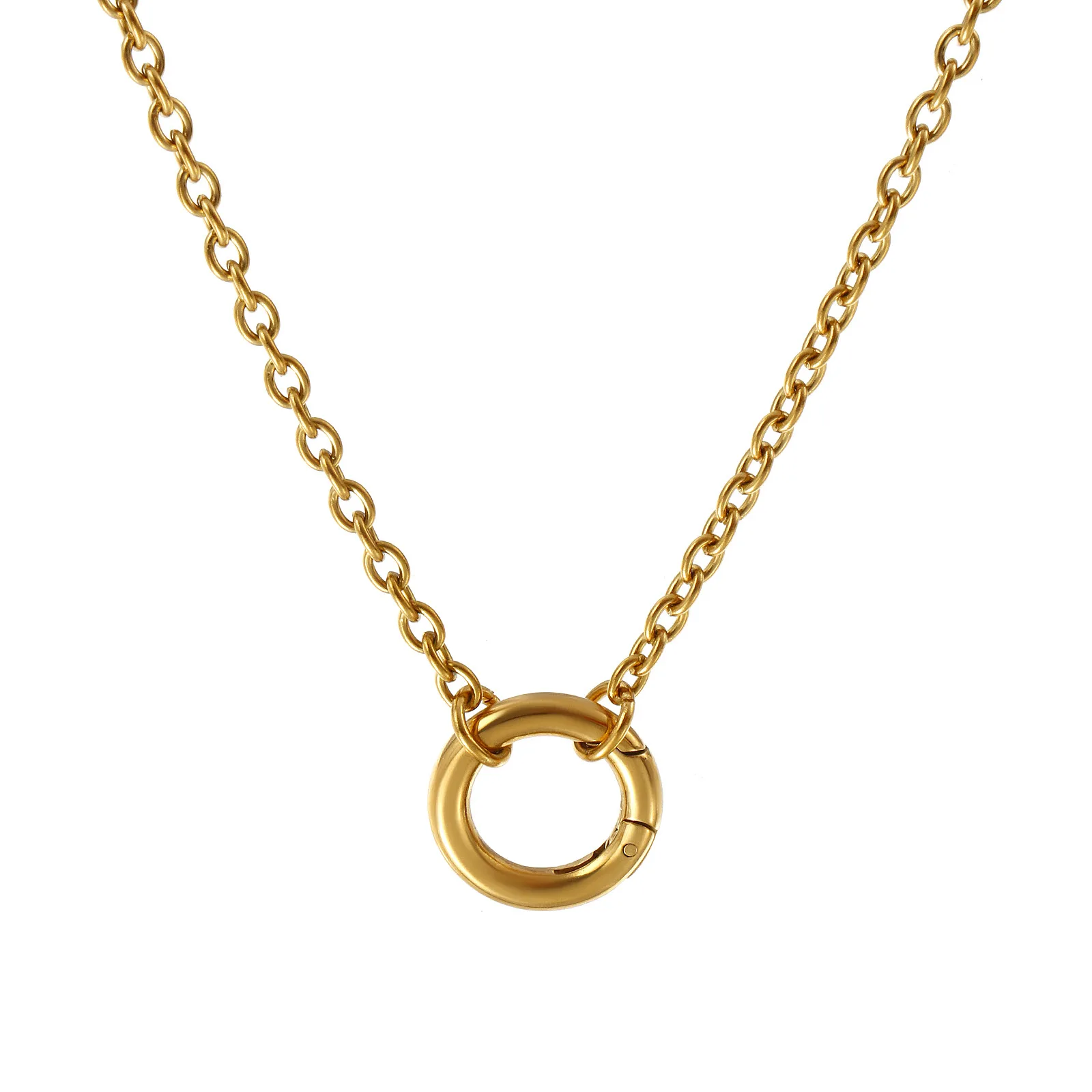 1 Stück Halskette 18K Vergoldet 304 Edelstahl Mit Federringverschluss Für Frauen Geschenk – Detail 8