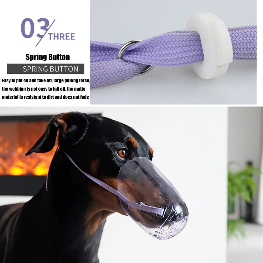 Transparent Cat Muzzle For Grooming Anti-bite Recovery Mask_voghion.com